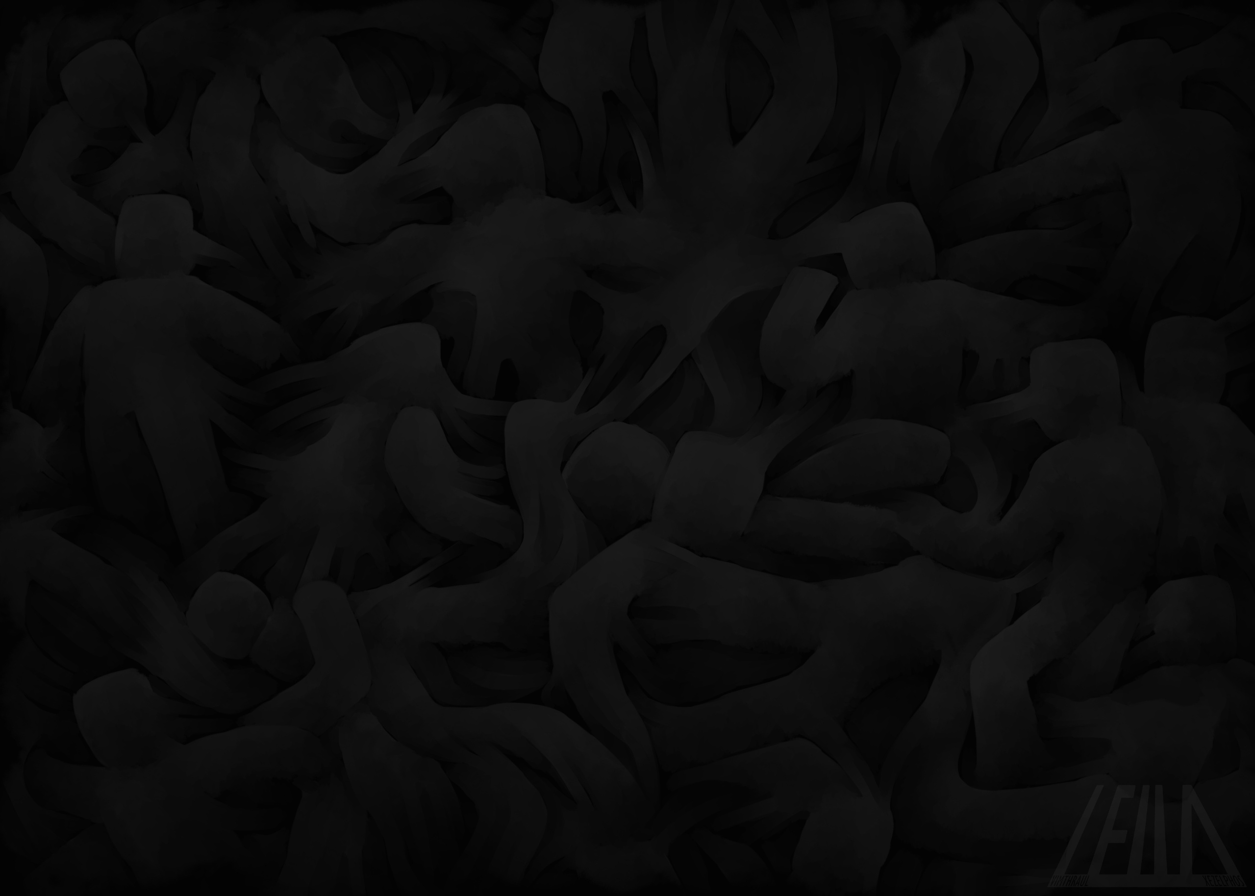 Selection from LEGION's kill screen [game version 1.45.0]. This is one of five frames for a visual that flickers into a killed player's view. May 30th, 2022.