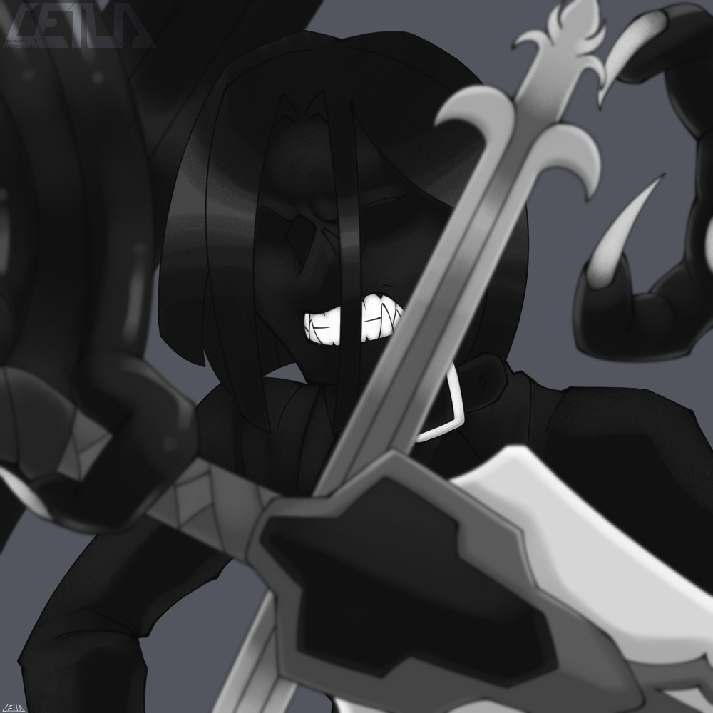 Improved insert art for developer BeezelduD's Nextbot. July 29th, 2022.